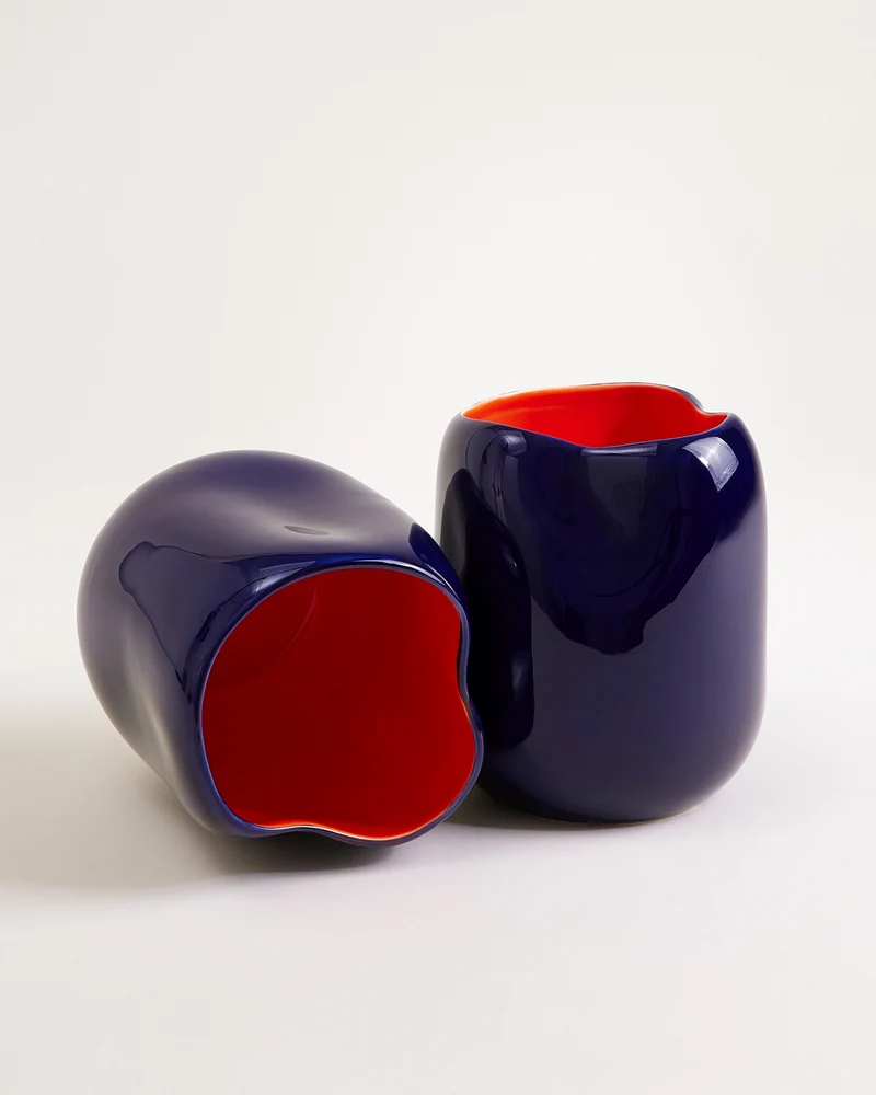 João Vase M blau coral