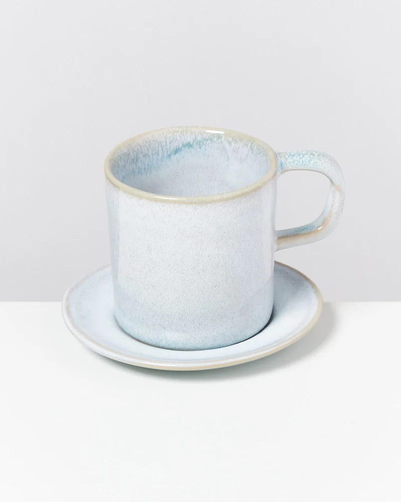 Cordoama Tasse groß modern azur