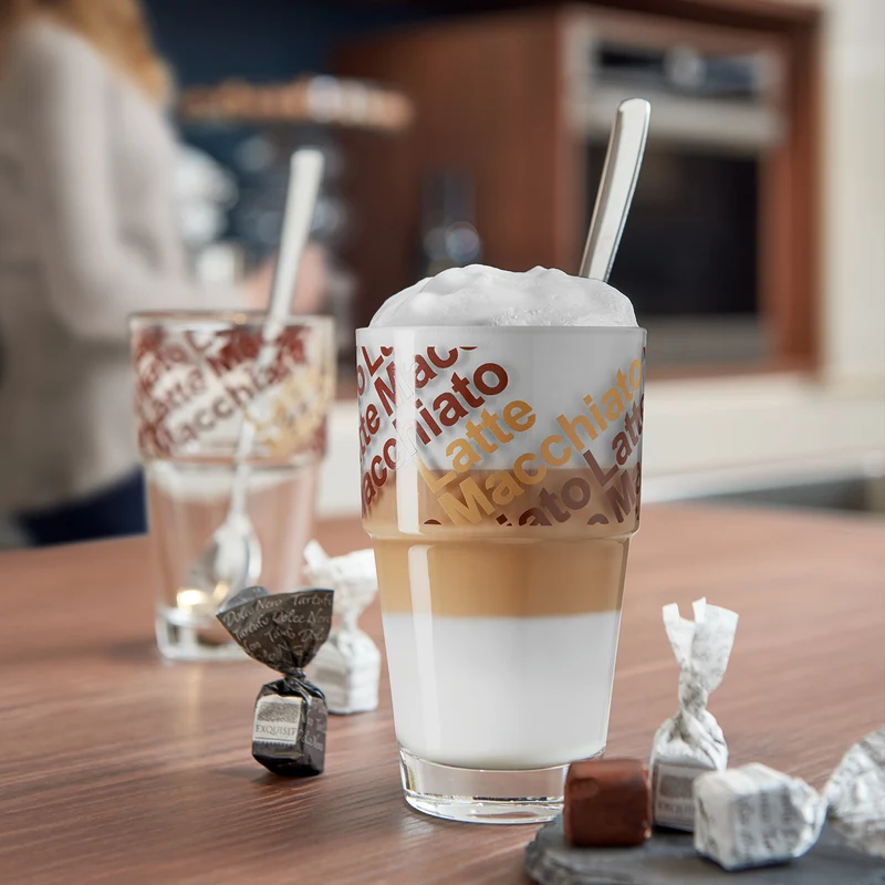 Cafe Latte Set SOLO 410 ml braun 4-teilig