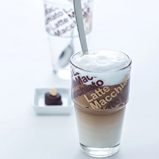 Cafe Latte Set SOLO 410 ml braun 4-teilig