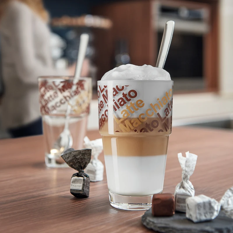 Cafe Latte Set SOLO 410 ml braun 4-teilig