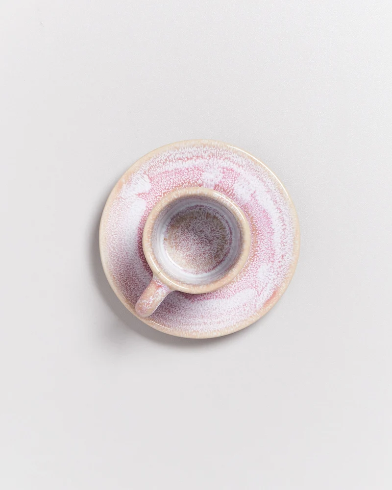 Cordoama Espressountertasse modern rosé
