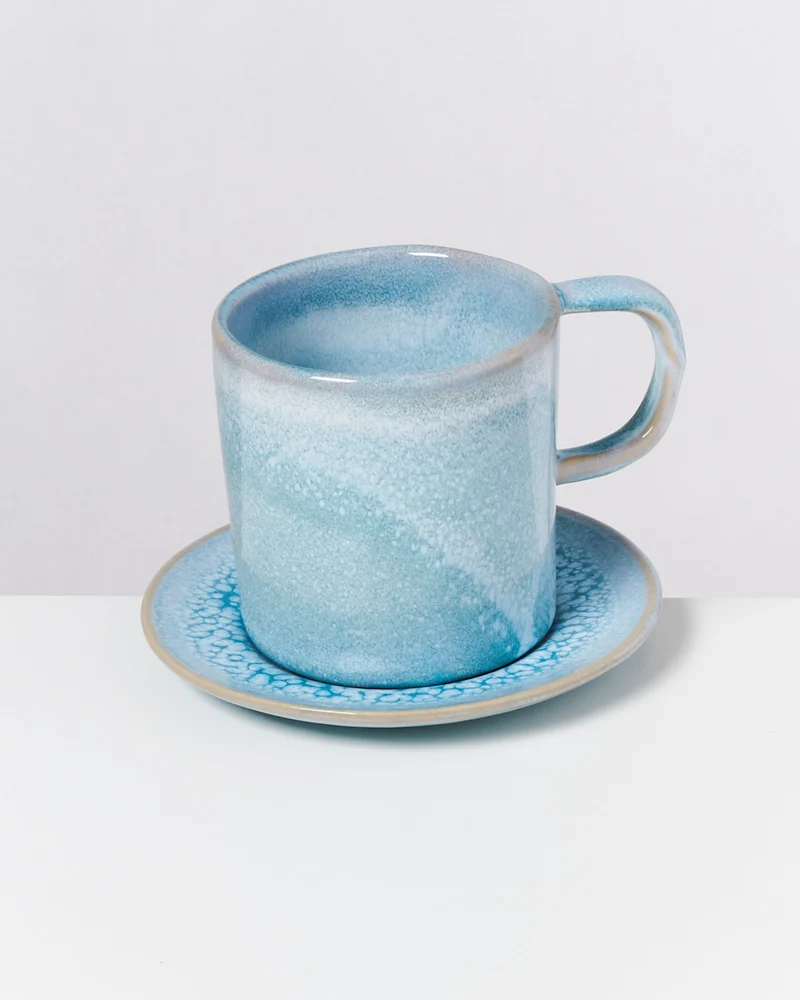 Cordoama Untertasse aqua