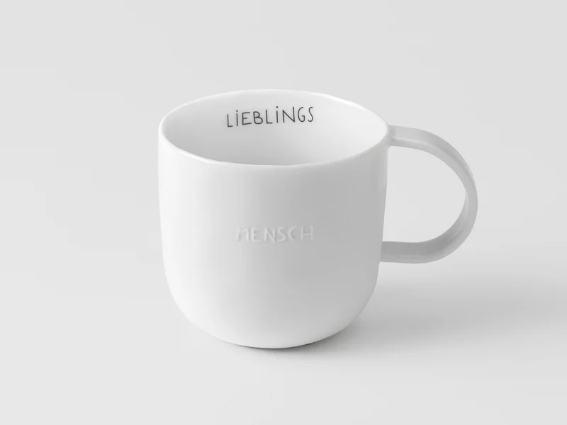 räder Guten Morgen Tasse Lieblingsmensch weiß 0,3l