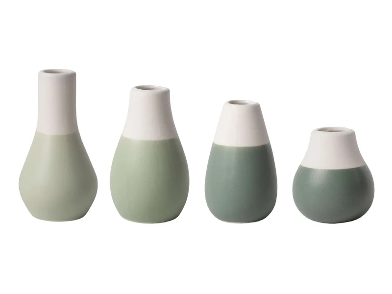 räder Pastellvasen grün Set4