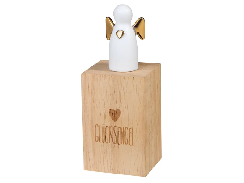räder Glückskästchen Glücksengel weiß 5,5cm
