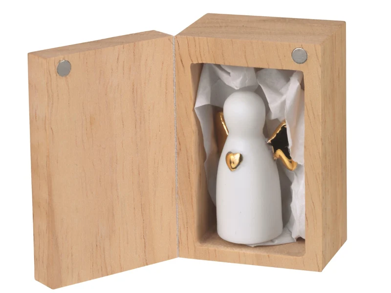 räder Glückskästchen Glücksengel weiß 5,5cm