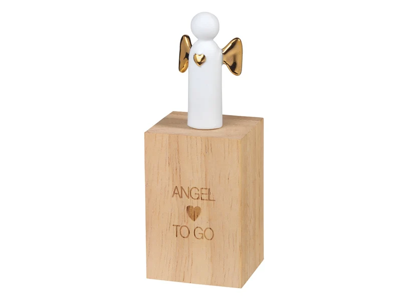 räder Glückskästchen Angel to go weiß 5,5cm