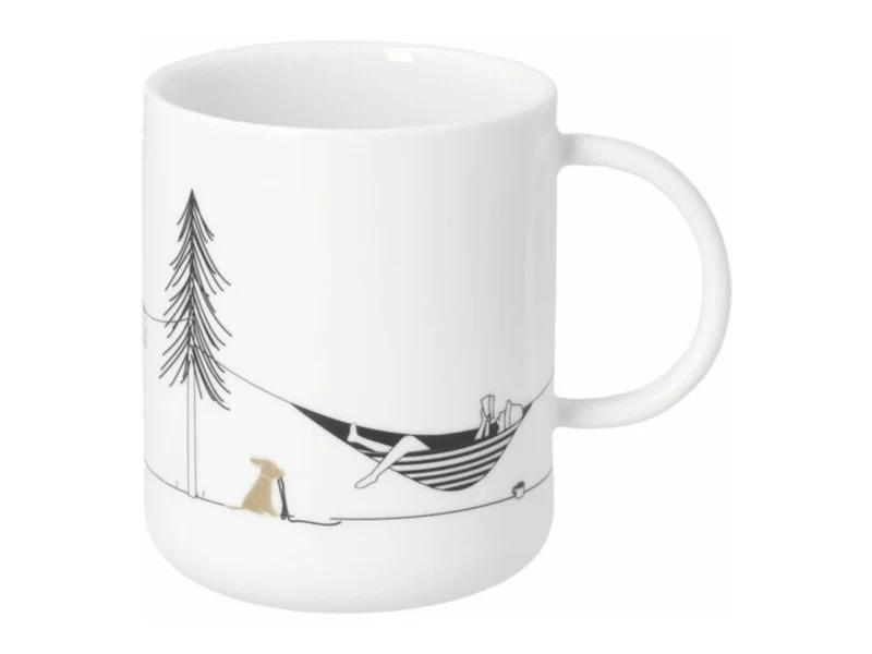räder Hobby Geschenktasse Camping weiß 6,8cm