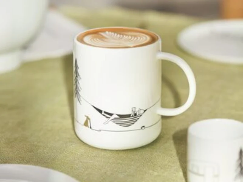 räder Hobby Geschenktasse Camping weiß 6,8cm