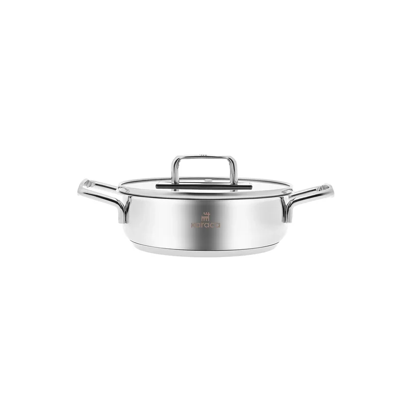 Karaca Arya Stahl Kochtopf Set, 6-Teilig