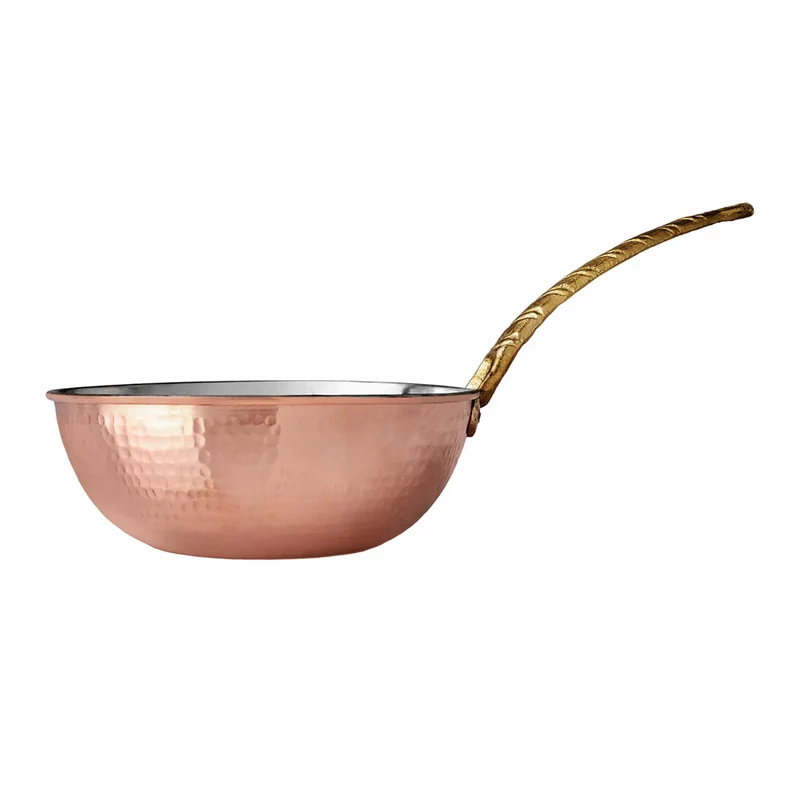 Karaca Alacahoyuk Kupfer Wok Pfanne 24 cm
