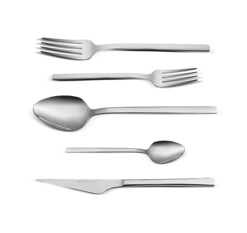 Karaca Sedir 40-teiliges Besteckset, Silber