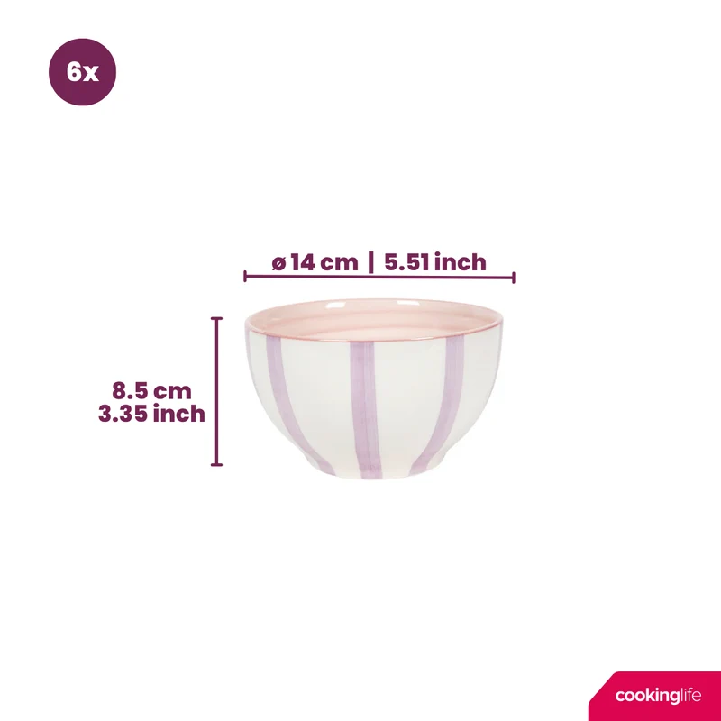 Cookinglife Suppenschalen / Schalen Spring Vibes Ø 14 cm - 6 Stück