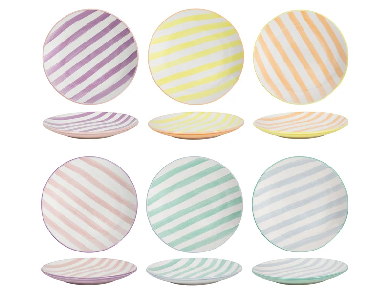 Cookinglife Frühstücksteller / Dessertteller Spring Vibes Ø 19 cm - 6 Stück