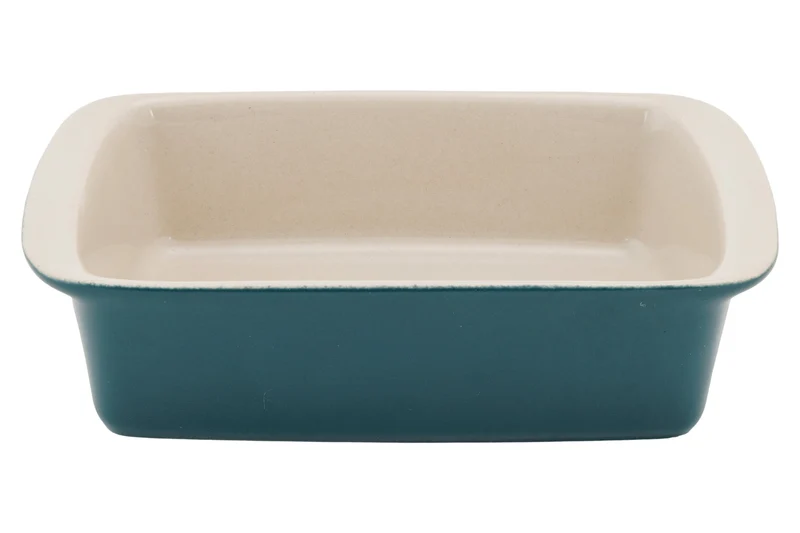 Cosy & Trendy Kleine Auflaufform / Servierschale aus Steingut Fontestic Green Heron - 16 x 10 x 3,5 cm / 350 ml