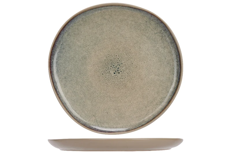 Cosy & Trendy Dinerplatten Onna Sand-Grün ø 27 cm - 6 Stück