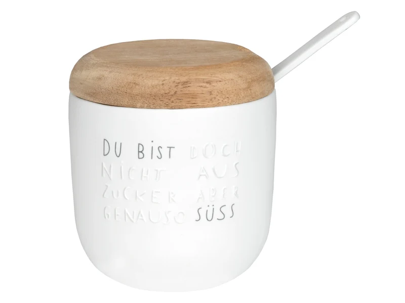 räder Guten Morgen Zuckerdose Du bist doch nicht aus Zucker weiß 9,5cm