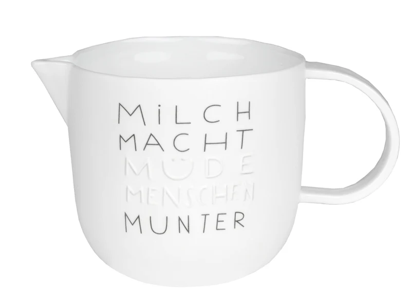räder Guten Morgen Milchkännchen Milch macht müde Menschen munter weiß 0,25l