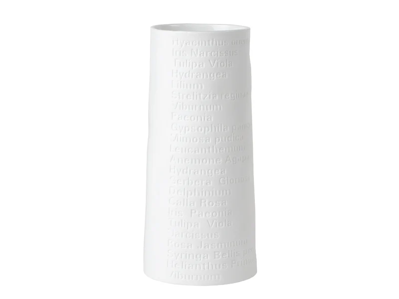 räder Raumpoesie Vase breit/klein weiß 15cm