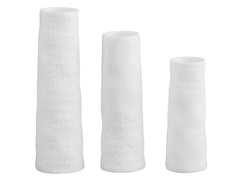 räder Raumpoesie Minivasen weiß Set3