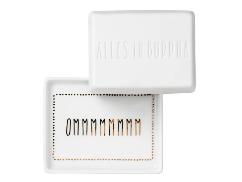 räder Butterdose klein Alles in Buddha weiß 11,5cm