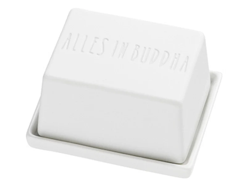 räder Butterdose klein Alles in Buddha weiß 11,5cm