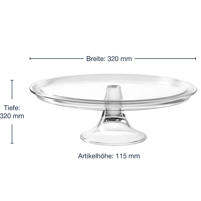 Tortenplatte auf Fuß CIAO 32 cm