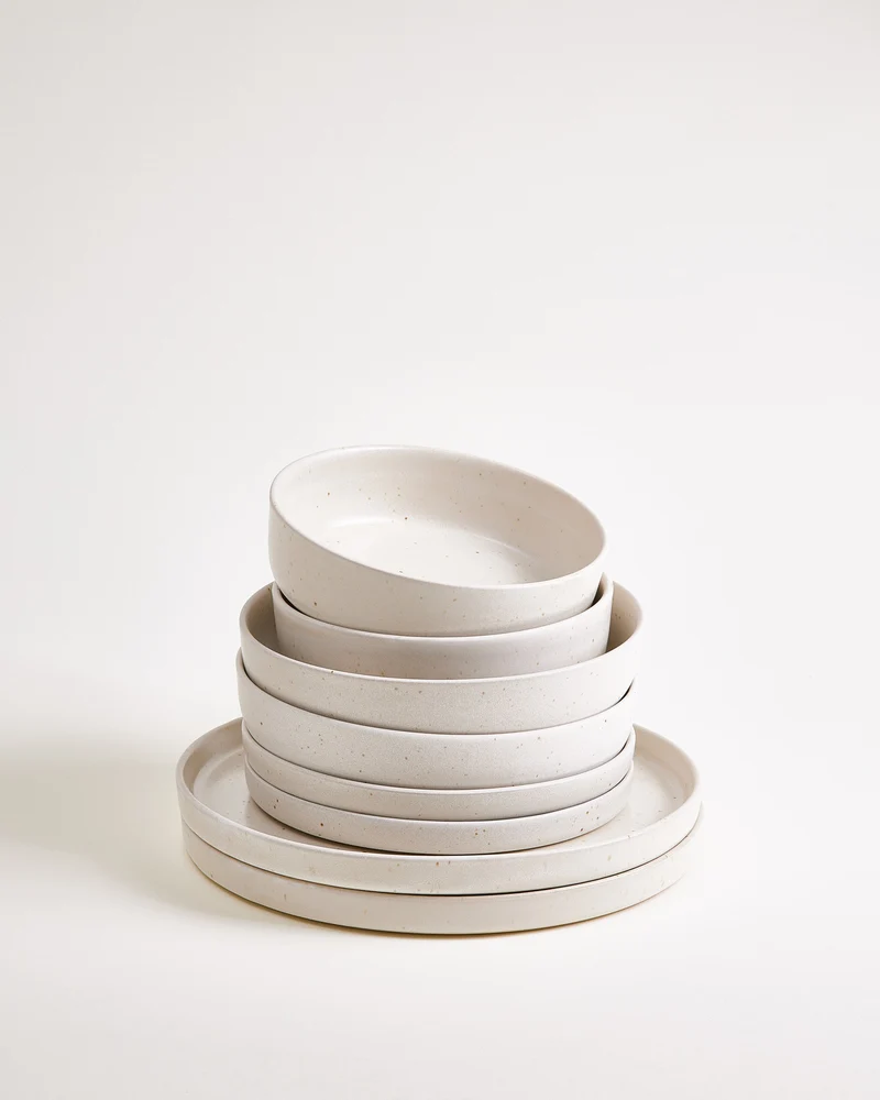 Tavira Geschirr-Set sand 8-teilig