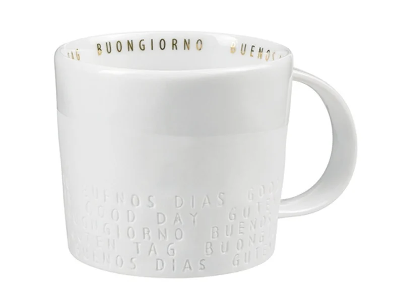 räder Porzellangeschichten Tasse Guten Tag weiß 8,5cm