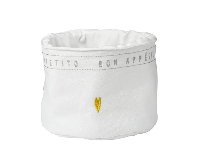 räder Brotkorb Guten Appetit klein weiß 17cm