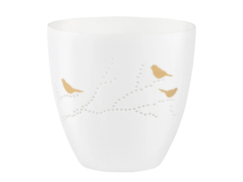 räder Poesielicht Vögel weiß 9cm