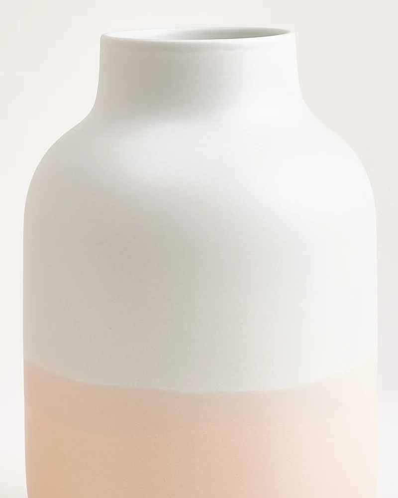 Nuno Vase L hellblau sand