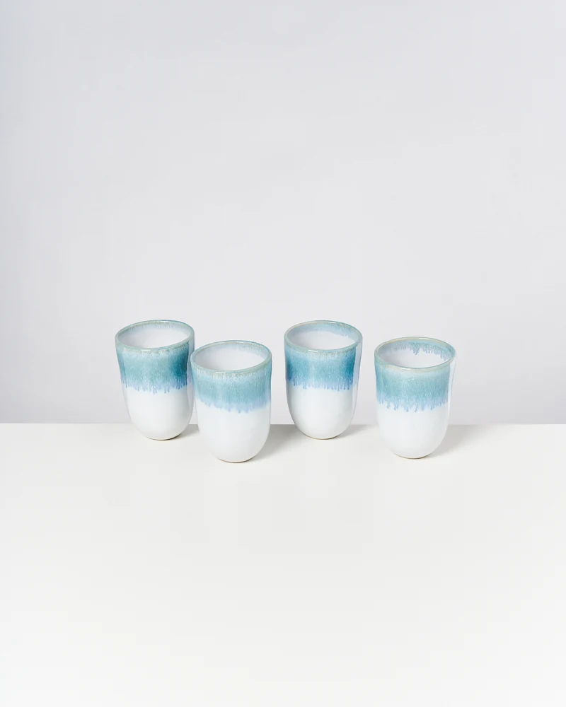 Alcachofra Becher groß grünblau