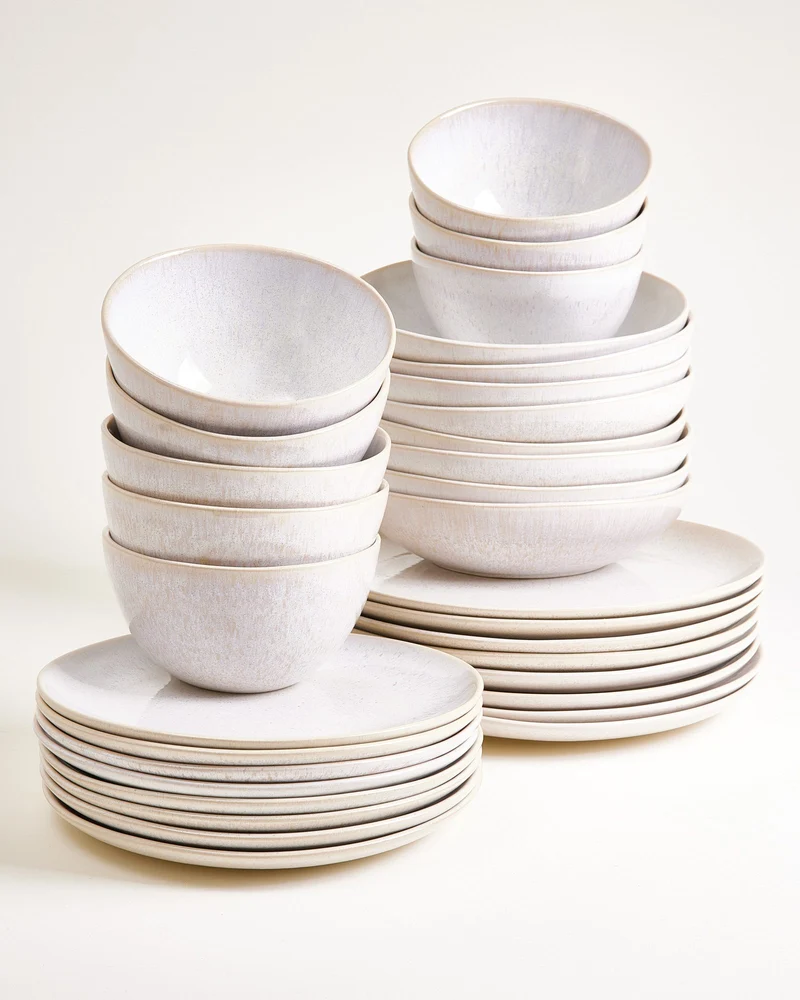 Areia Geschirr-Set classic weiß 32-teilig