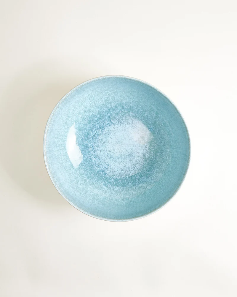 Alcachofra Servierschale grünblau