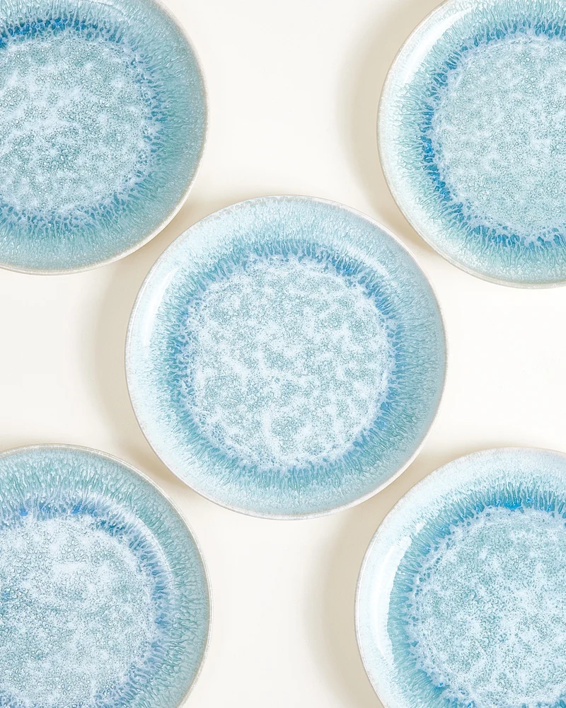 Alcachofra Miniteller grünblau