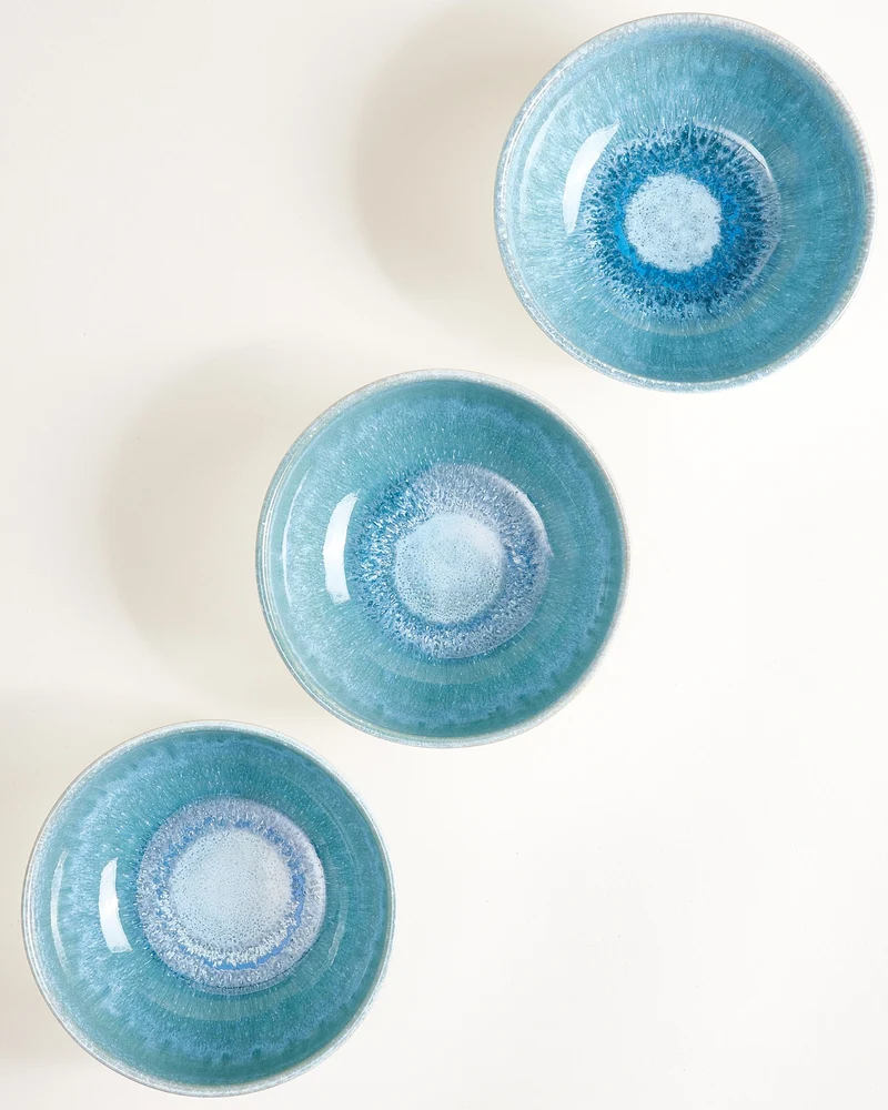 Alcachofra Müslischale grünblau
