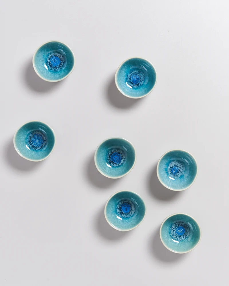Alcachofra Saucenschälchen klein grünblau