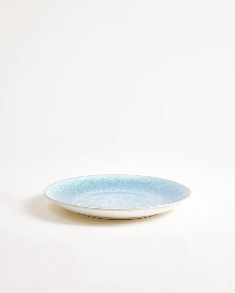 Alcachofra Teller klein grünblau