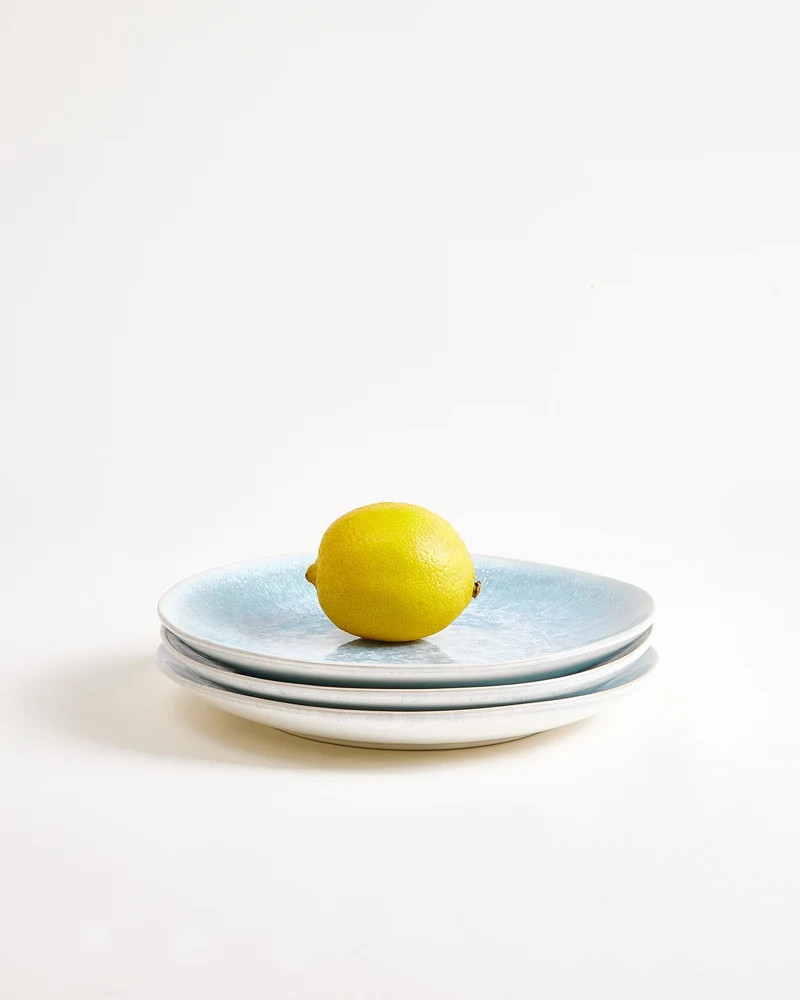 Alcachofra Teller klein grünblau
