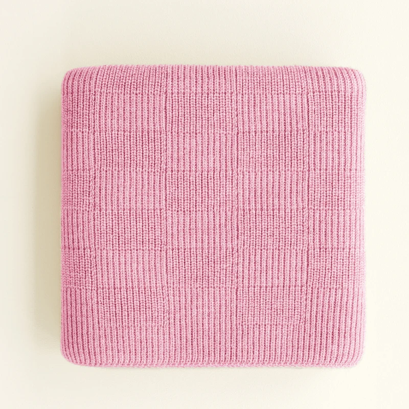 Hvid Babydecke Ivy aus Wolle für Babys