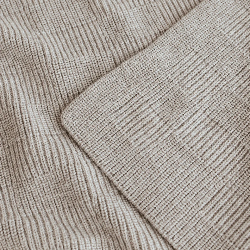 Hvid Babydecke Ivy aus Wolle für Babys