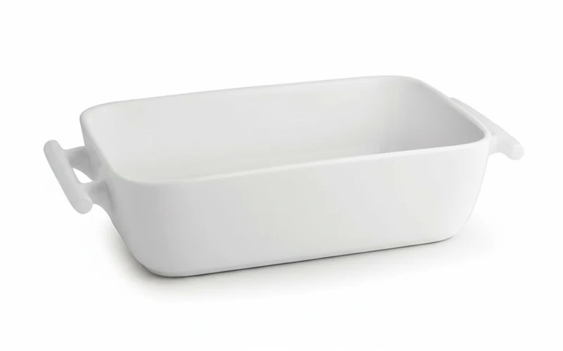 BonBistro Yong Squito Auflaufformen - 33 x 24 x 6 cm / 3,5 Liter - Weiß - 2er-Pack