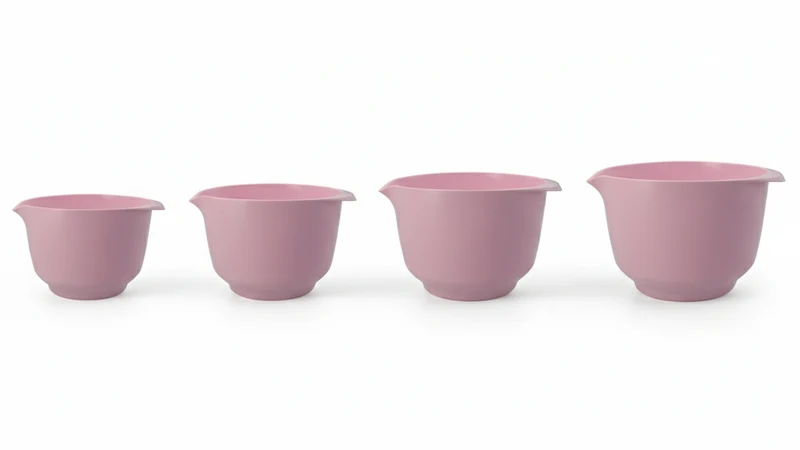 Birkmann Mischschüsseln / Teigschüsseln Colour bowls Set 4-teilig - 1,5, 2, 3 und 4 Liter - Silk Rose