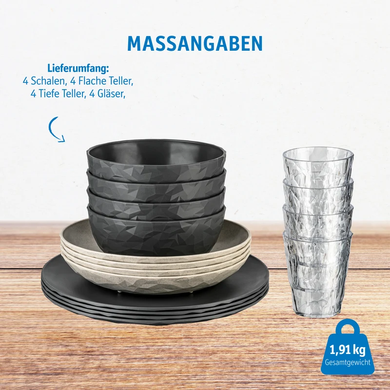 Geschirrset 16-teilig CLUB SET GÖTEBORG