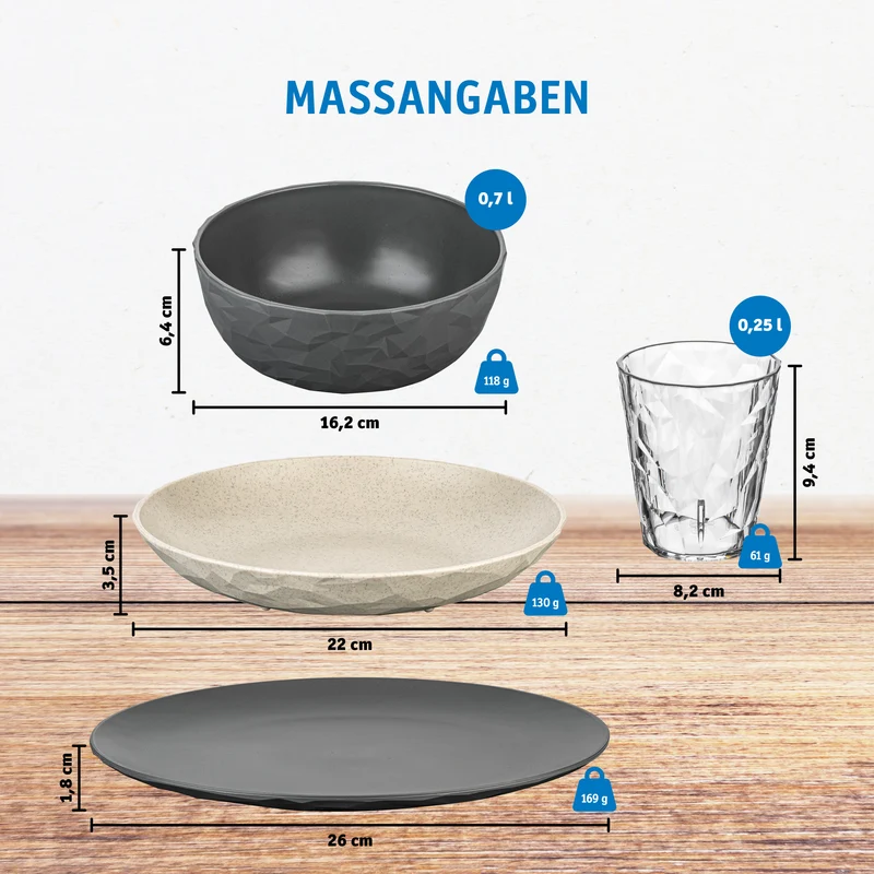 Geschirrset 16-teilig CLUB SET GÖTEBORG