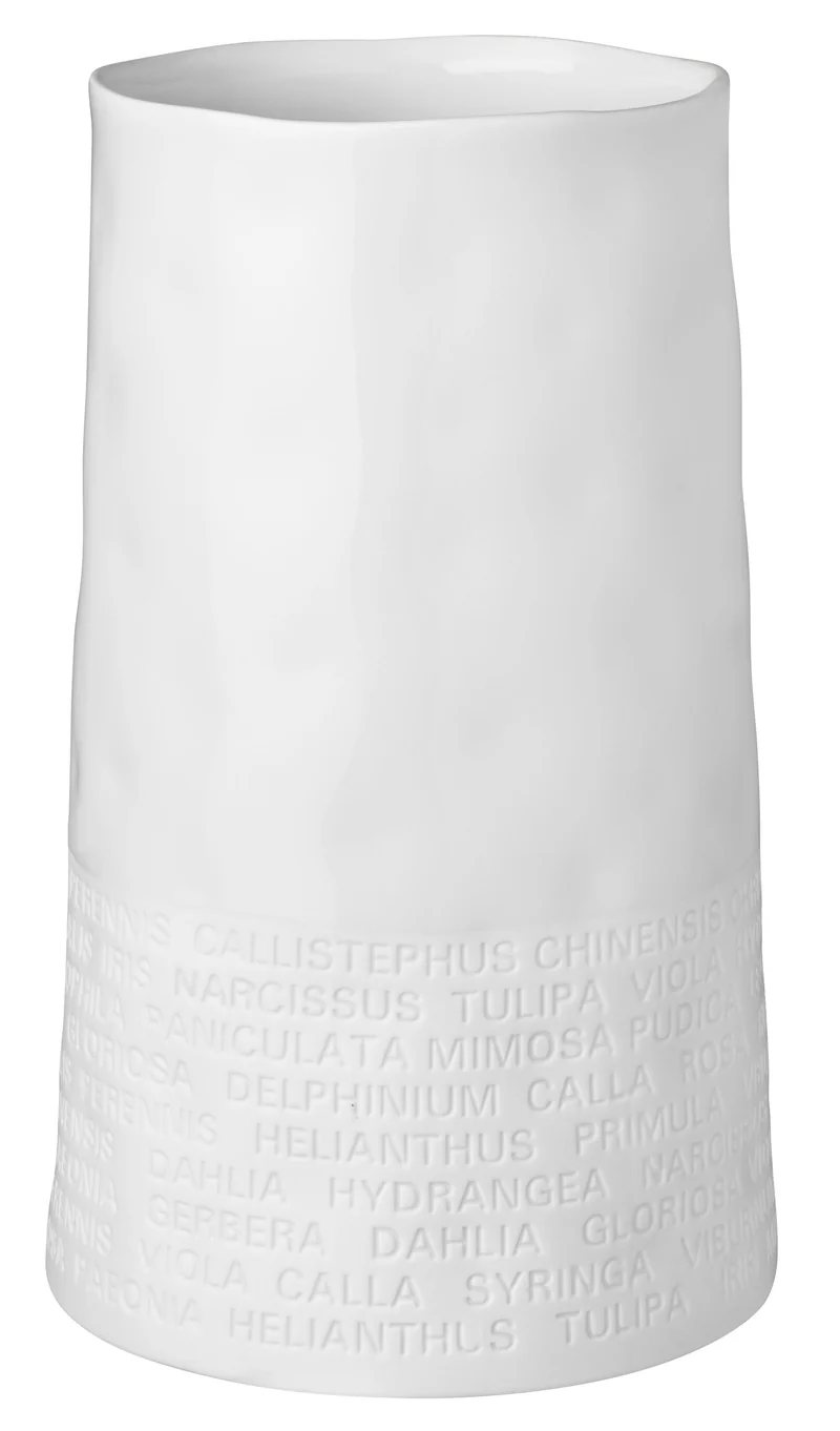 räder Raumpoesie Vase breit weiß 20cm