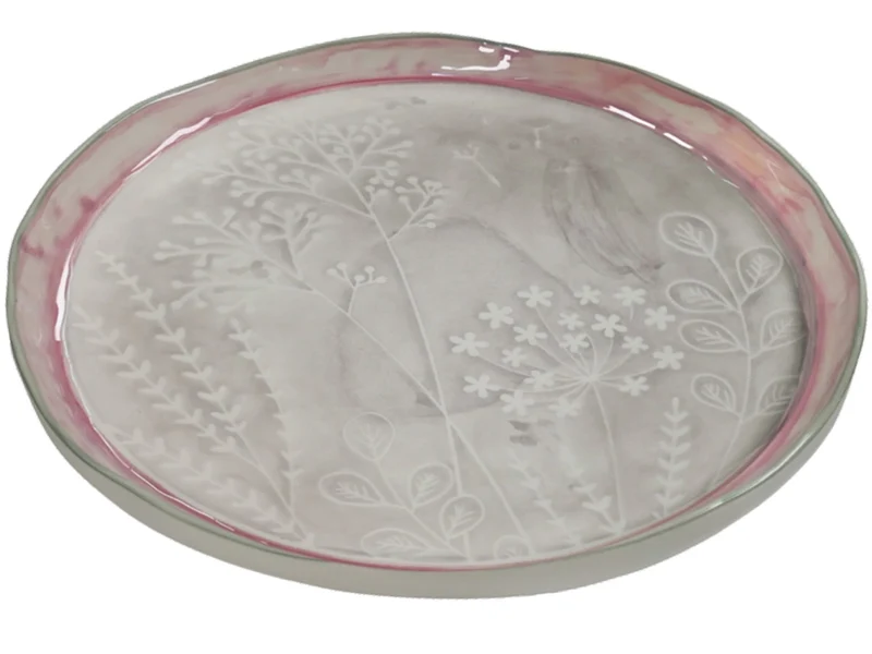 Vista Portuguese Bloom Teller grey 30cm