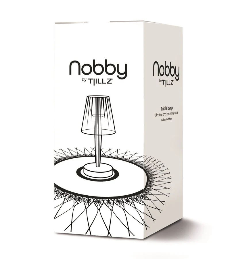 TJILLZ Nobby 12x26,5cm LED lamp USB oplaadbaar